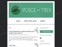 voicetrix.de Webseite Vorschau