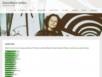 anna-maria-hefele.com Webseite Vorschau