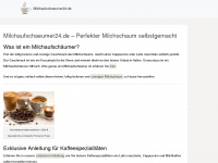 milchaufschaeumer24.de Webseite Vorschau