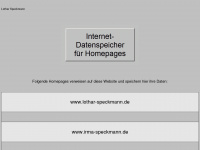 speckmann-datenspeicher.de Webseite Vorschau