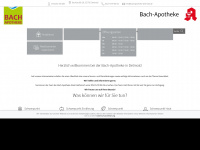 bachapotheke-detmold.de Webseite Vorschau