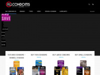 allcondoms.com Webseite Vorschau