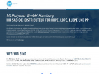 mlpolymer.de Webseite Vorschau