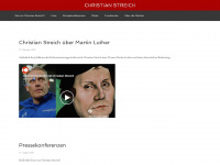 christian-streich.de Webseite Vorschau