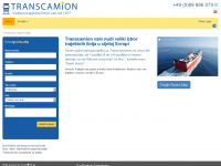 transcamion.hr Webseite Vorschau