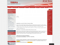 terna.si Webseite Vorschau