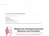 greiner.one Webseite Vorschau
