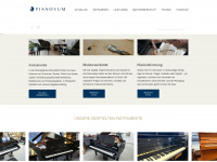 pianovum.de Webseite Vorschau