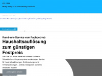 haushaltsauflösungen-düsseldorf.de Webseite Vorschau