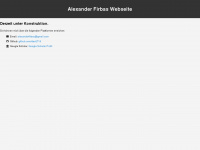 alexanderfirbas.com Webseite Vorschau