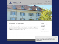 cr-law.ch Webseite Vorschau