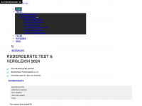 rudergeraete-tests.com Webseite Vorschau