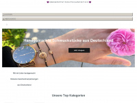 selfmadejewelry.com Webseite Vorschau