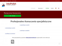intopolish.pl Webseite Vorschau