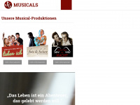 jgmusicals.de Webseite Vorschau