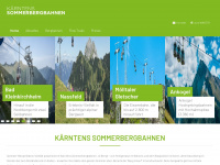 sommerbergbahnen-kaernten.at Webseite Vorschau