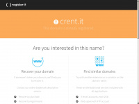 crent.it Webseite Vorschau