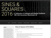 sines-squares.org Webseite Vorschau