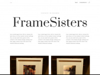 framesisters.de Webseite Vorschau