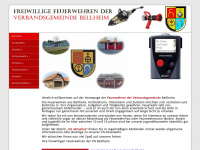 feuerwehr-vgbellheim.de Webseite Vorschau
