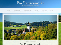 pro-frankenmarkt.at Webseite Vorschau