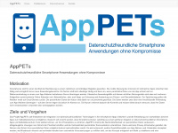 app-pets.org Webseite Vorschau