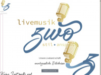 livemusik-zwo.de Webseite Vorschau