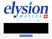 elysionwasser.ch Webseite Vorschau