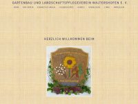 gartenbau-waltershofen.de Webseite Vorschau