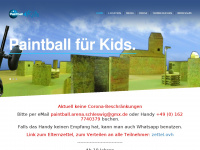 paintball-for-kids.de Webseite Vorschau