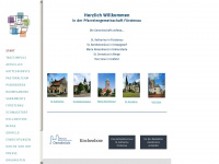 pfarreiengemeinschaft-fuerstenau.de Webseite Vorschau