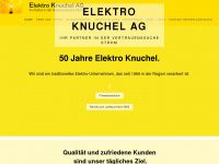 elektro-knuchel.ch Webseite Vorschau