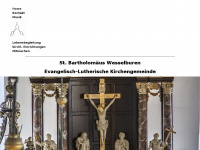 kirche-wesselburen.de Webseite Vorschau