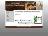 schreinerei-wirket.de Webseite Vorschau