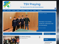 tsv-preying.de Webseite Vorschau