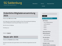 sg-saldenburg.de Webseite Vorschau
