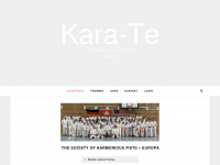kara-te.de Webseite Vorschau