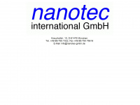nanotec-gmbh.de Webseite Vorschau