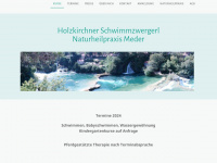 holzkirchnerschwimmzwergerl.de Webseite Vorschau