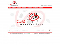 cafe-marienkaefer.de Webseite Vorschau