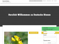 deutschebienen.de Webseite Vorschau