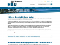 hbu.ch Webseite Vorschau