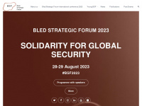 bledstrategicforum.org Webseite Vorschau