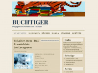 buchtiger.wordpress.com Webseite Vorschau