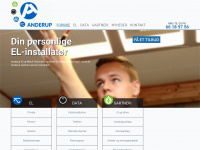 anderup.dk Webseite Vorschau