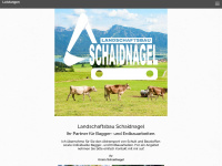 landschaftsbau-schaidnagel.de Webseite Vorschau