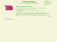 healing-energies.nl Webseite Vorschau