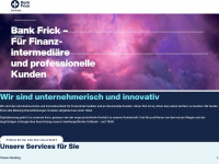 bankfrick.li Webseite Vorschau