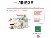 landmacher.de Webseite Vorschau
