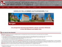 burgenwelt.org Webseite Vorschau